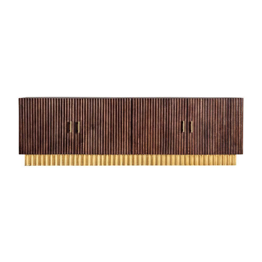 Meubles TV - Meuble tv en bois de mangue marron 200x42x62 cm - VICAL