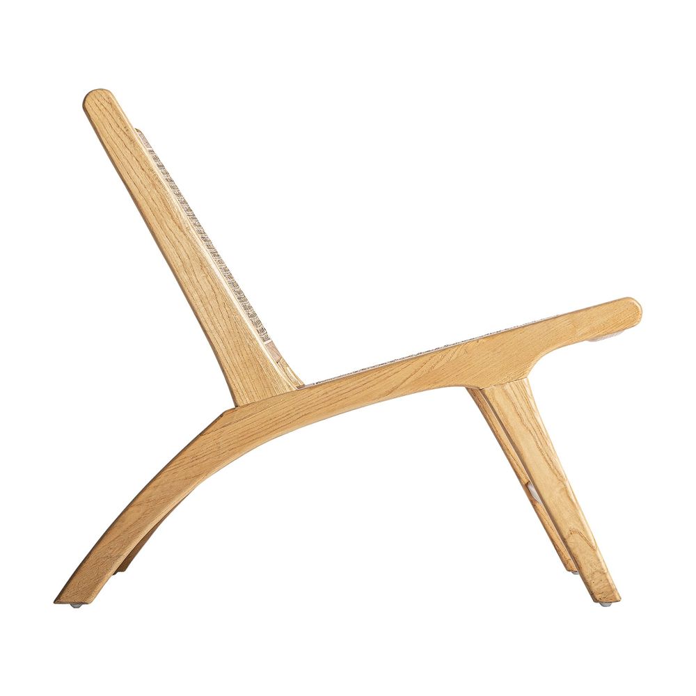 Armchairs - Brown birch wood armchair 65x80x68 cm - VICAL