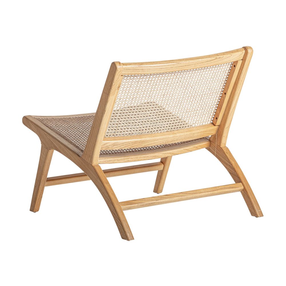 Armchairs - Brown birch wood armchair 65x80x68 cm - VICAL