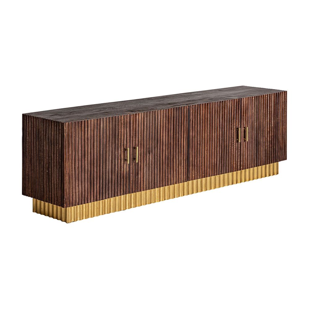 Meubles TV - Meuble tv en bois de mangue marron 200x42x62 cm - VICAL