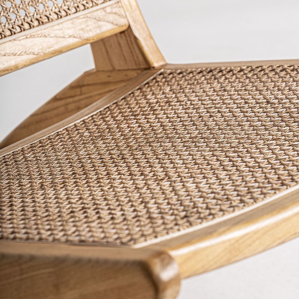 Armchairs - Brown birch wood armchair 65x80x68 cm - VICAL