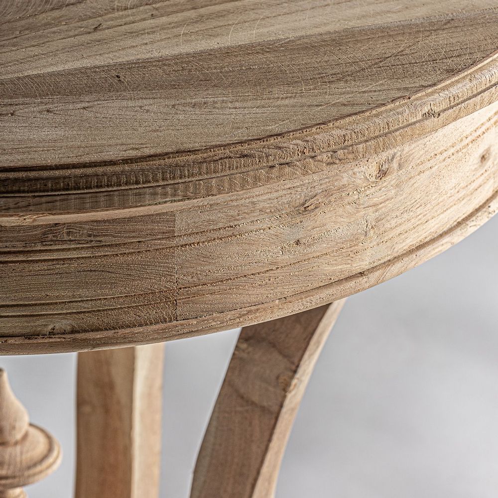 Other tables - Brown teak wood coffee table 60x60x70 cm - VICAL