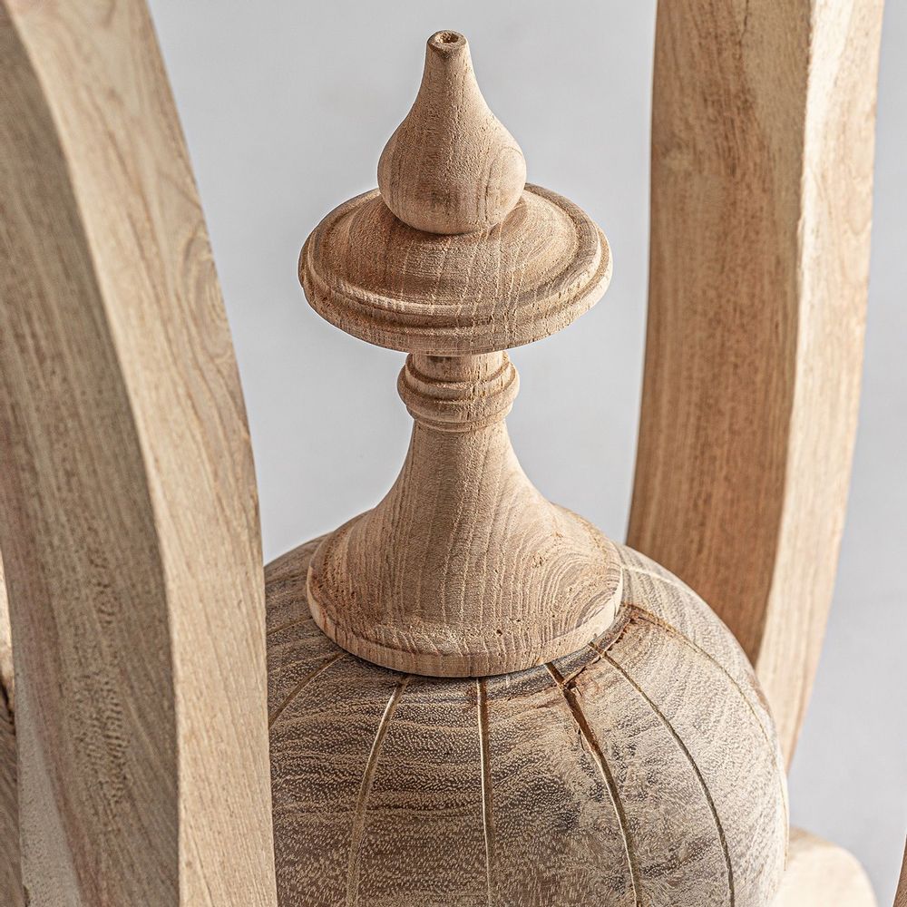 Other tables - Brown teak wood coffee table 60x60x70 cm - VICAL