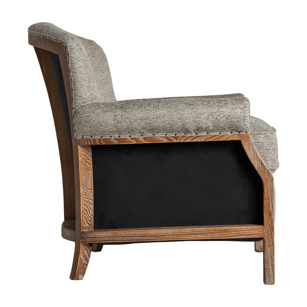 Fauteuils - Fauteuil en polyester gris 74x80x78 cm - VICAL