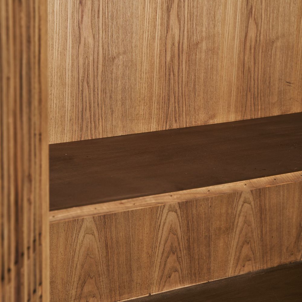 Armoires - Armoire en bois d´orme noir 100x45x160 cm - VICAL