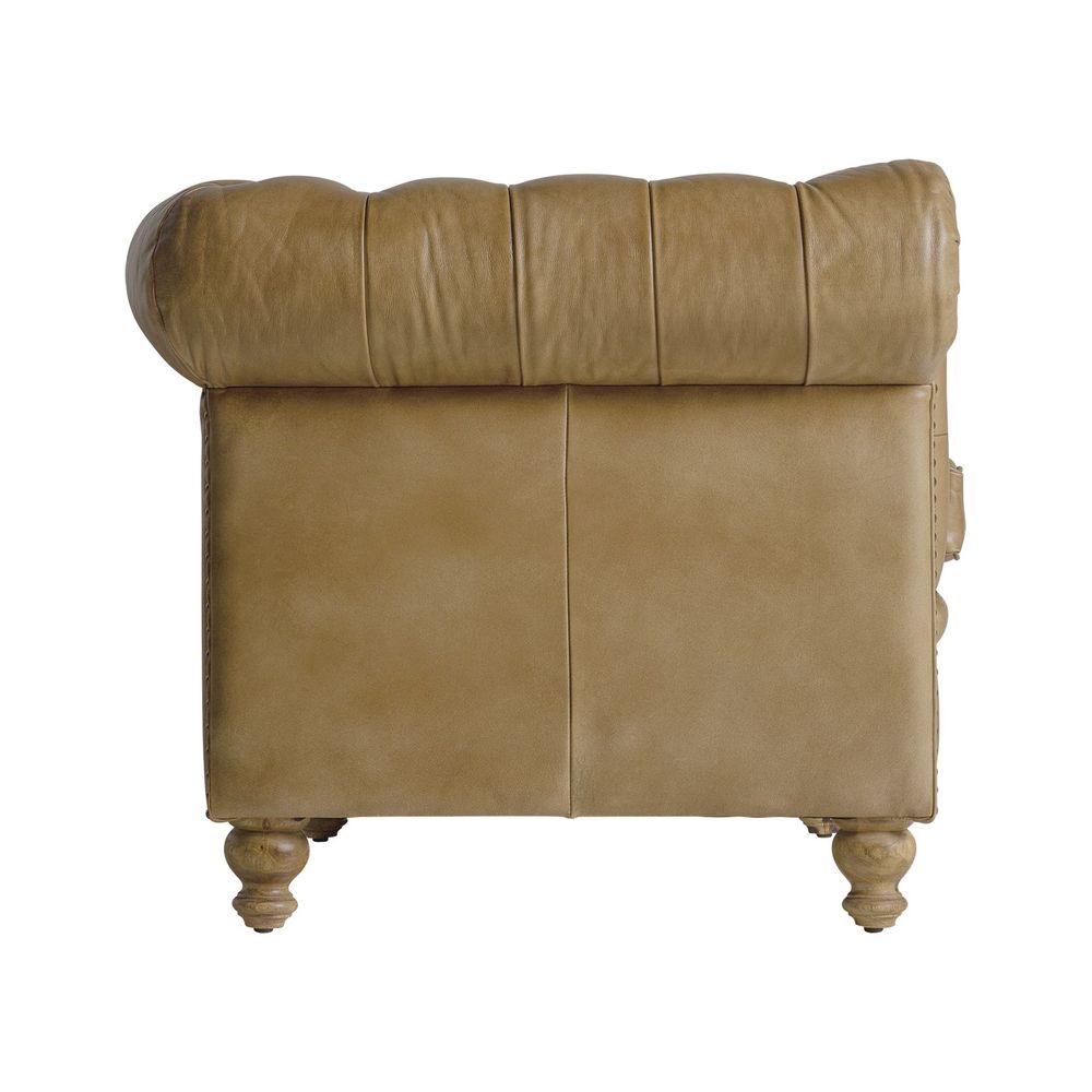 Fauteuils - Fauteuil en peau marron 107x83x75 cm - VICAL