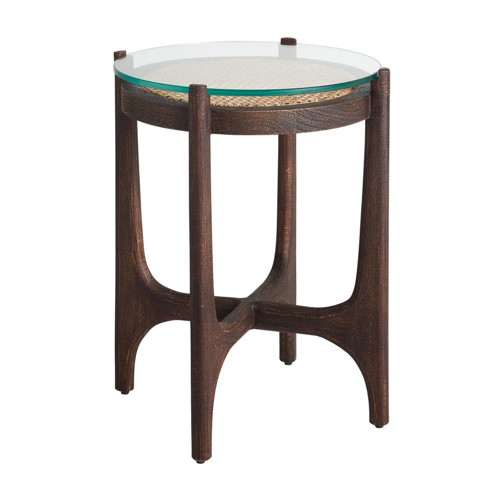 Other tables - Brown mango wood coffee table 46x46x56 cm - VICAL
