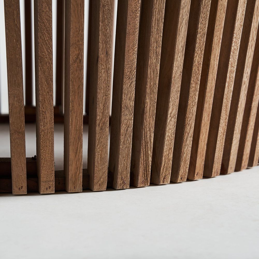 Tables basses - Table basse en bois d´acacia blanc 100x100x42 cm - VICAL