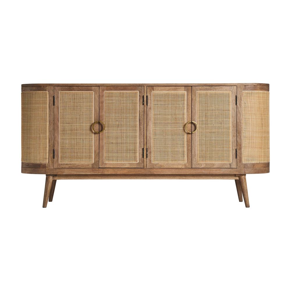 Buffets - Buffet en bois de mangue marron 175x40x85 cm - VICAL