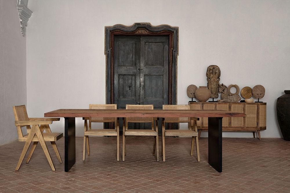 Buffets - Buffet en bois de mangue marron 175x40x85 cm - VICAL