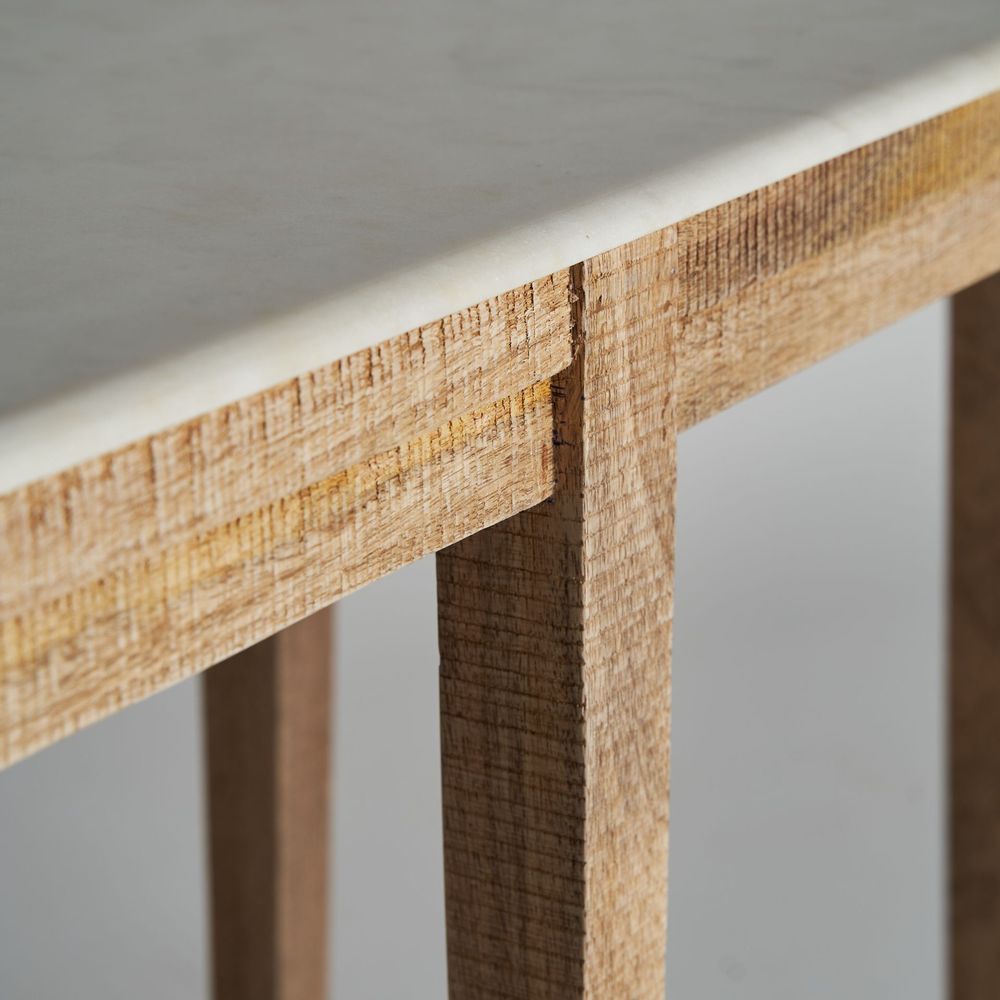 Consoles - Console en bois de mangue marron 140x42x81 cm - VICAL
