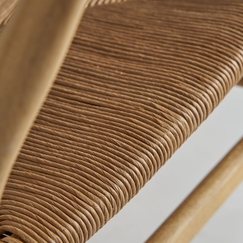 Chaises - Chaise en bois d´orme marron 59x56x77 cm - VICAL