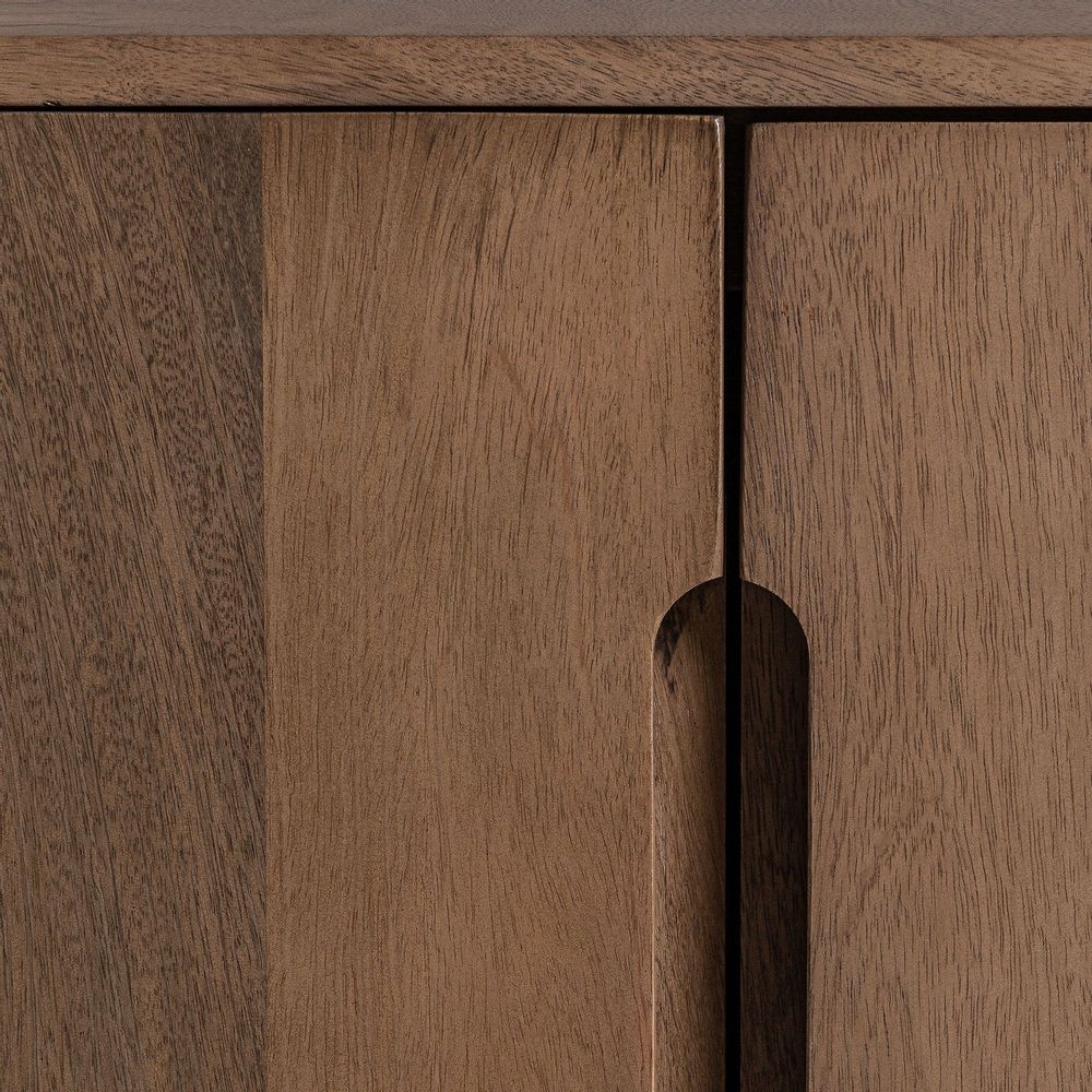 Buffets - Buffet en bois de mangue marron 180x40x81 cm - VICAL