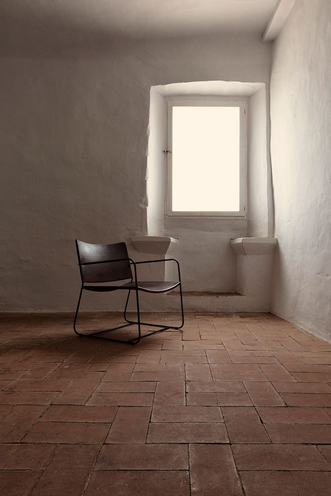 Fauteuils - Fauteuil en fer marron 62x68x73 cm - VICAL