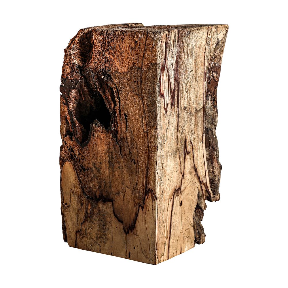 Autres tables - Table basse en bois de suar marron 41x41x80 cm - VICAL
