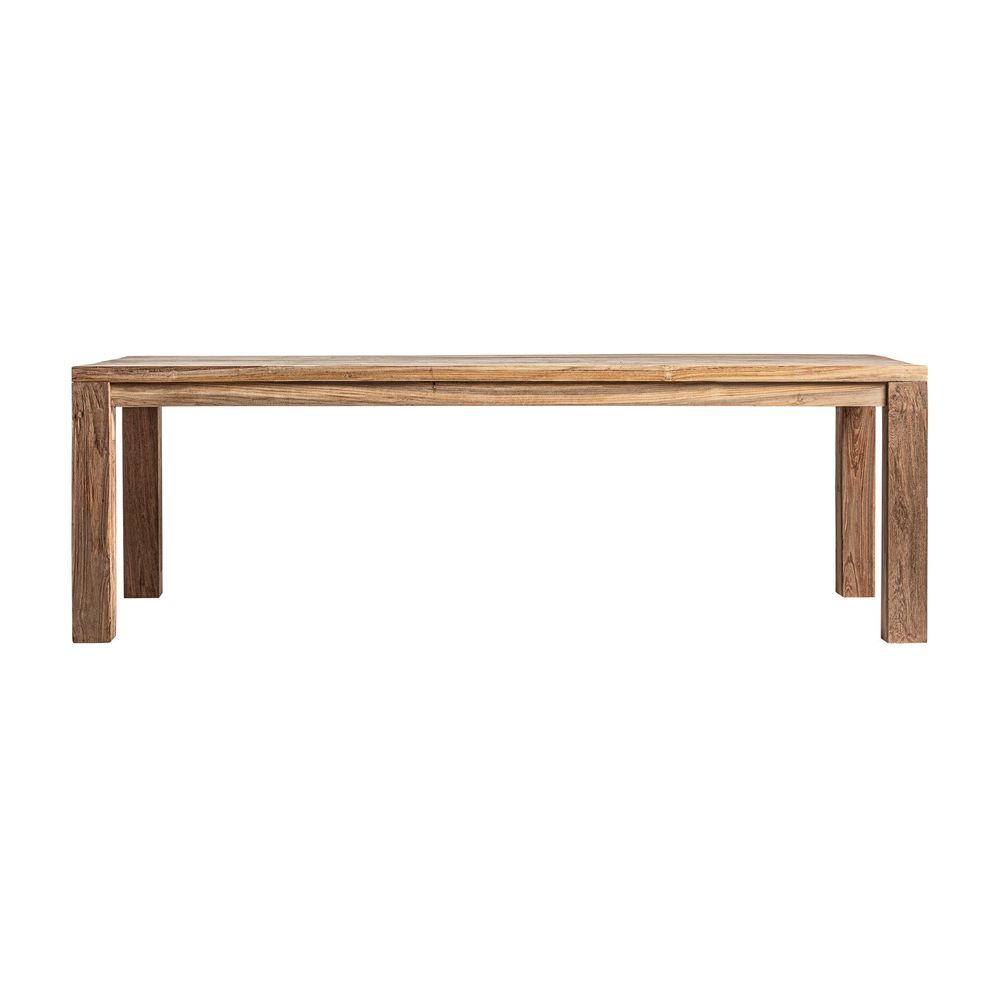 Dining Tables - Brown railway wood lounge table 240x100x78 cm - VICAL