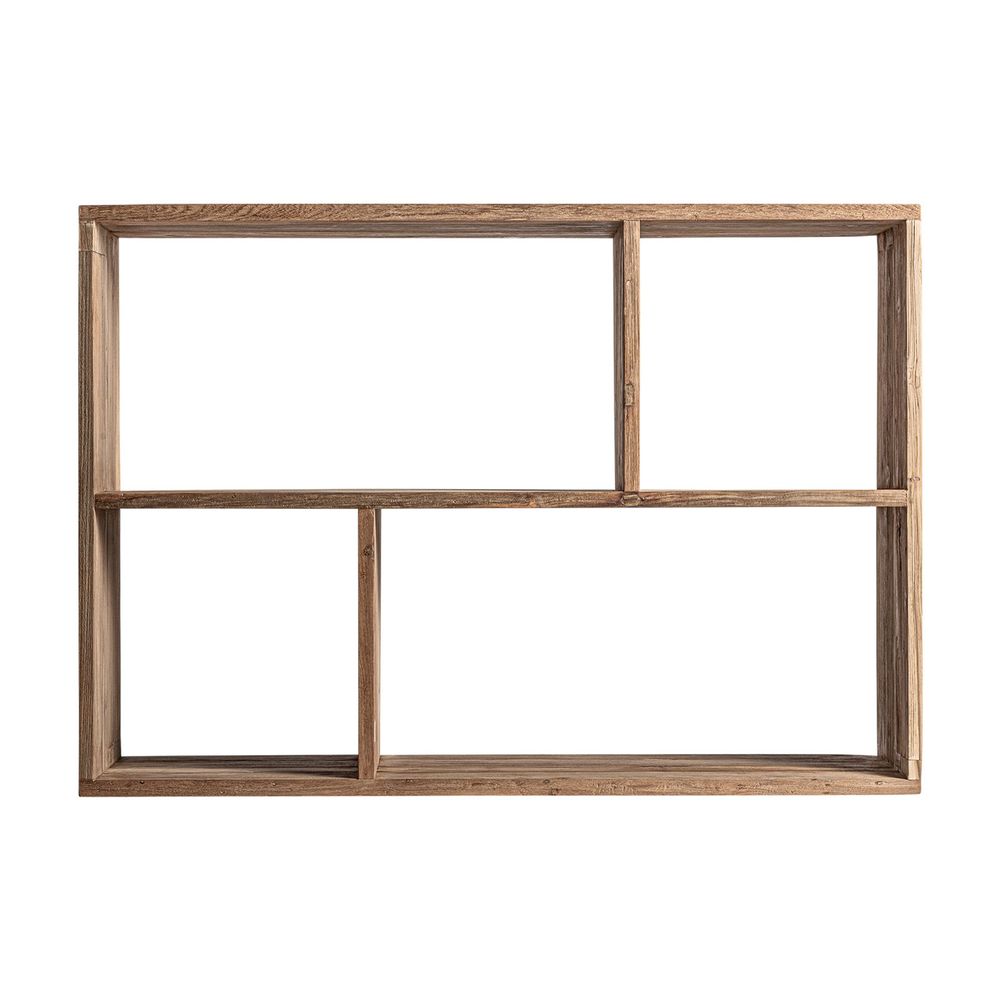 Shelves - Brown railway wooden shelf 100x40x150 cm - VICAL