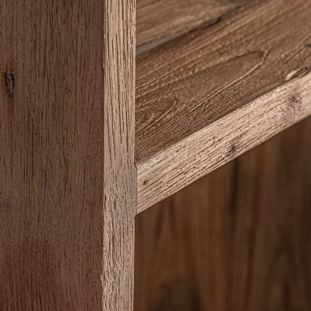Shelves - Brown railway wooden shelf 100x40x150 cm - VICAL