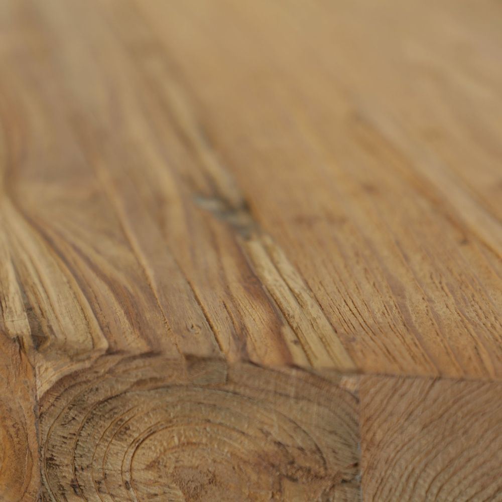 Tables basses - Table basse en bois de chemin de fer marron 90x90x30 cm - VICAL