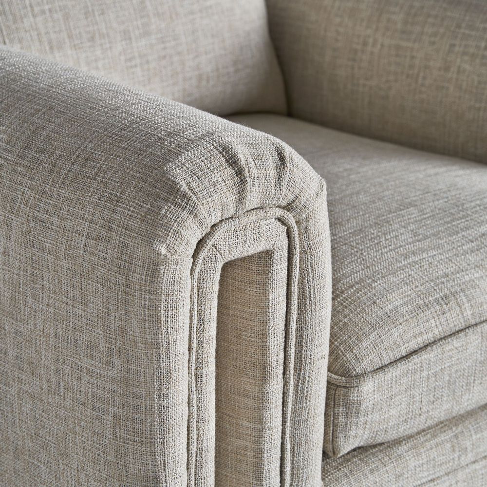 Armchairs - Gray pine wood armchair 100x86x81 cm - VICAL