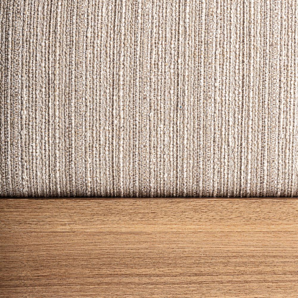Sofas - Central sofa module in light brown pine wood 90x82x76 cm - VICAL