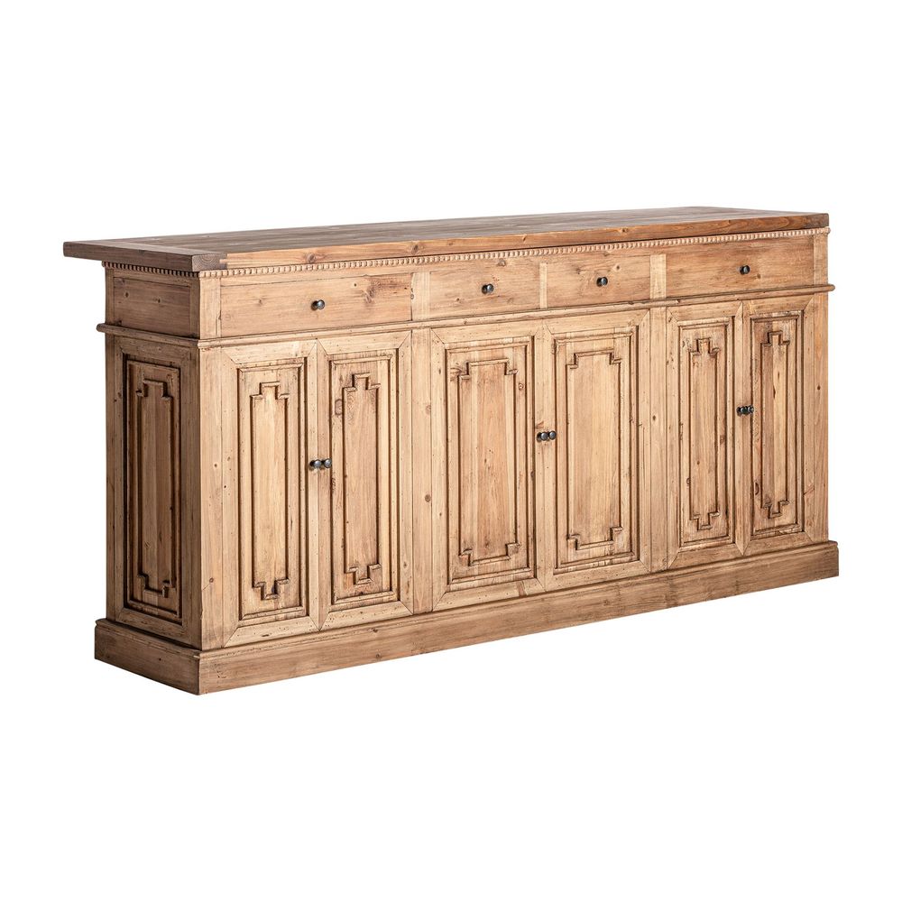 Other tables - Brown recycled elm wood counter 220x60x105 cm - VICAL