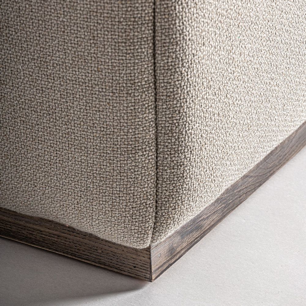 Canapés - D´angle en bois de pin brun clair 97x97x74 cm - VICAL