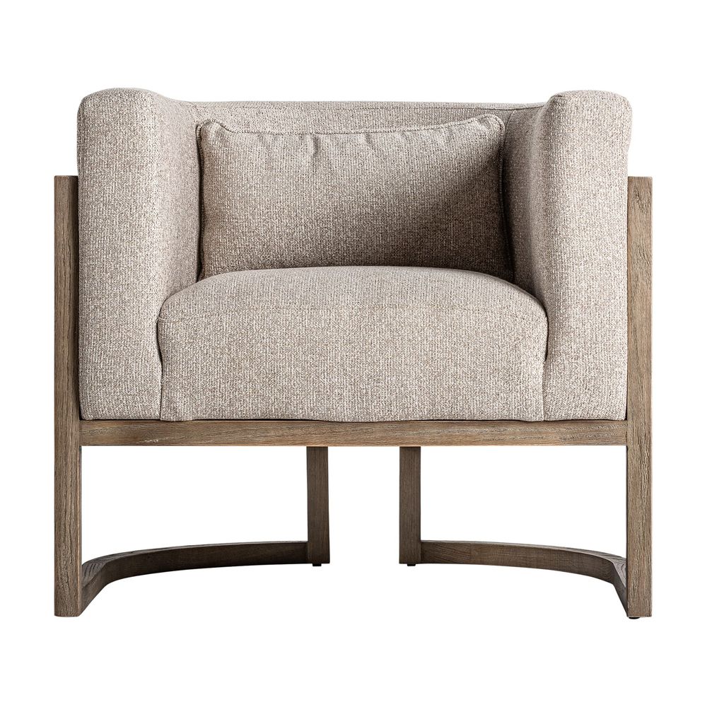 Fauteuils - Fauteuil en bois de frêne beige 84x76x73 cm - VICAL
