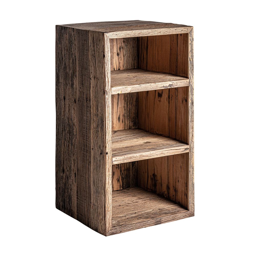 Other tables - Brown reclaimed wood bar counter module 60x60x110 cm - VICAL