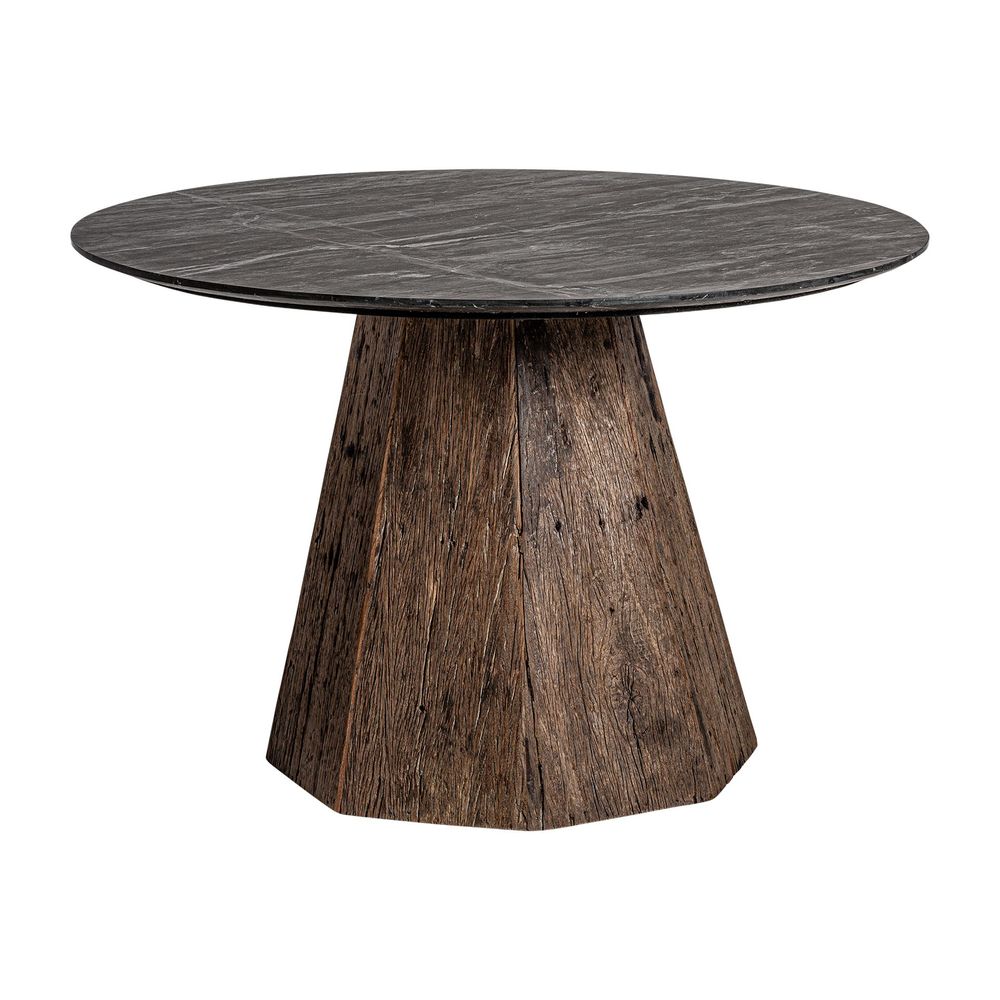 Dining Tables - Black marble living room table 120x120x76 cm - VICAL