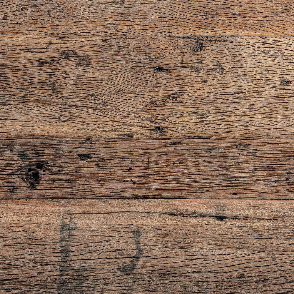 Coffee tables - Black reclaimed wood coffee table 180x60x36 cm - VICAL