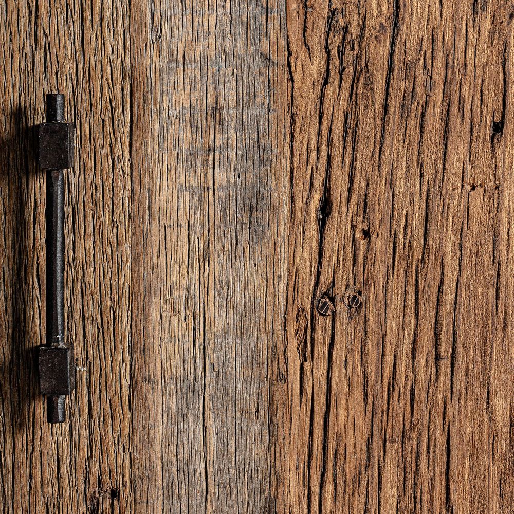 Sideboards - Brown reclaimed wood sideboard 253x46x91 cm - VICAL