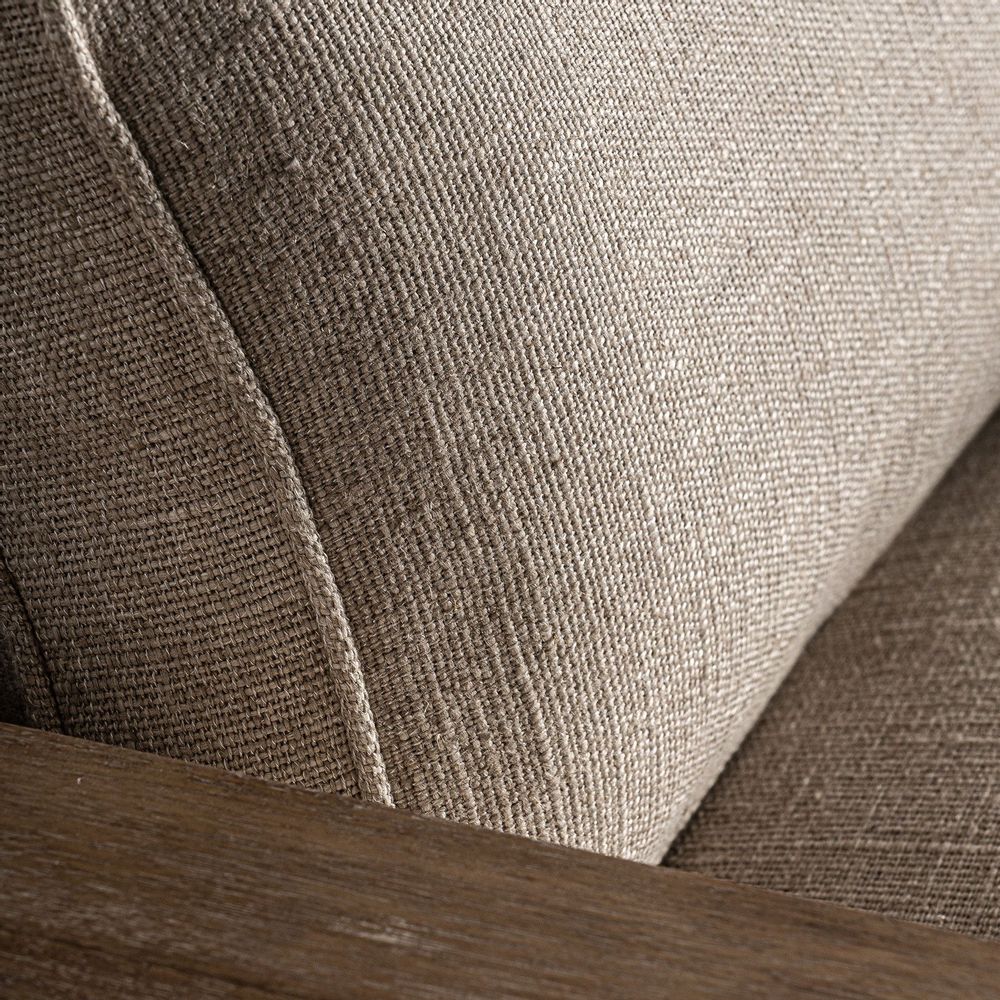 Armchairs - Brown birch wood armchair 80x74x87 cm - VICAL