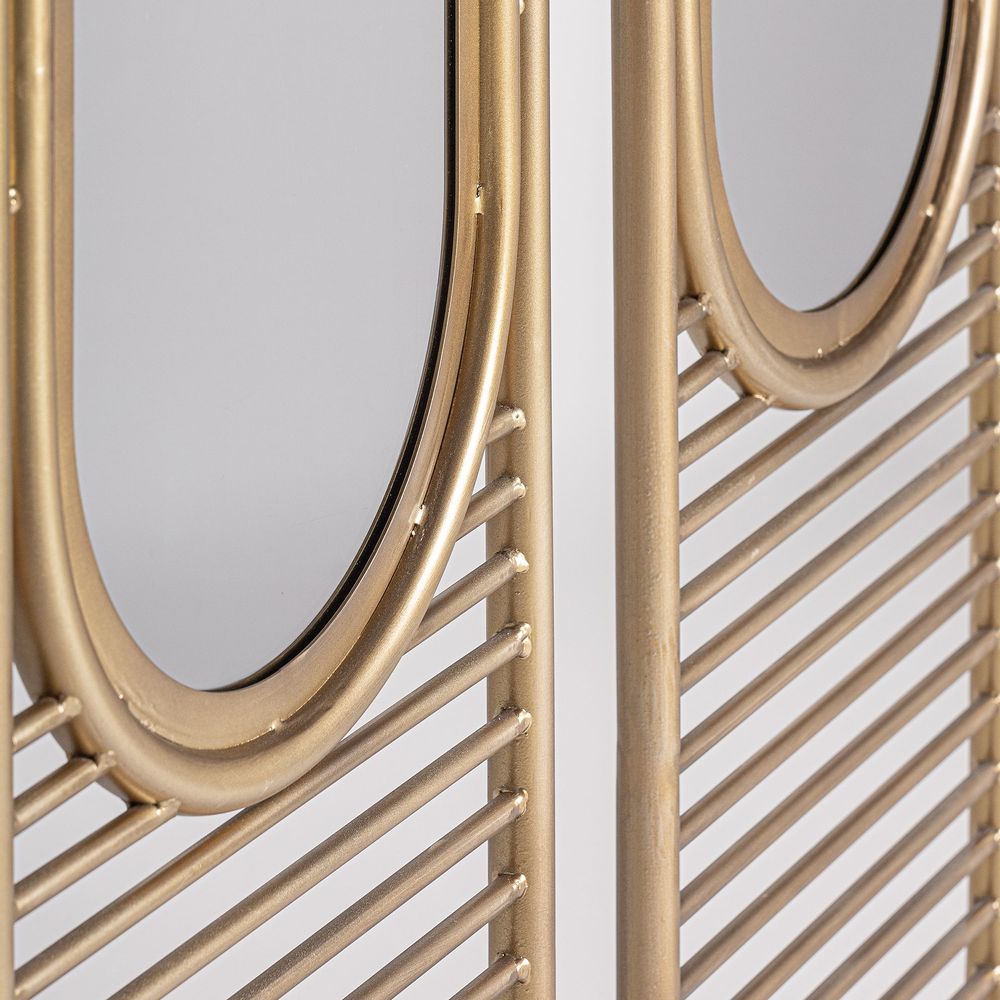 Objets de décoration - Paravent en acier doré 95x30x220 cm - VICAL