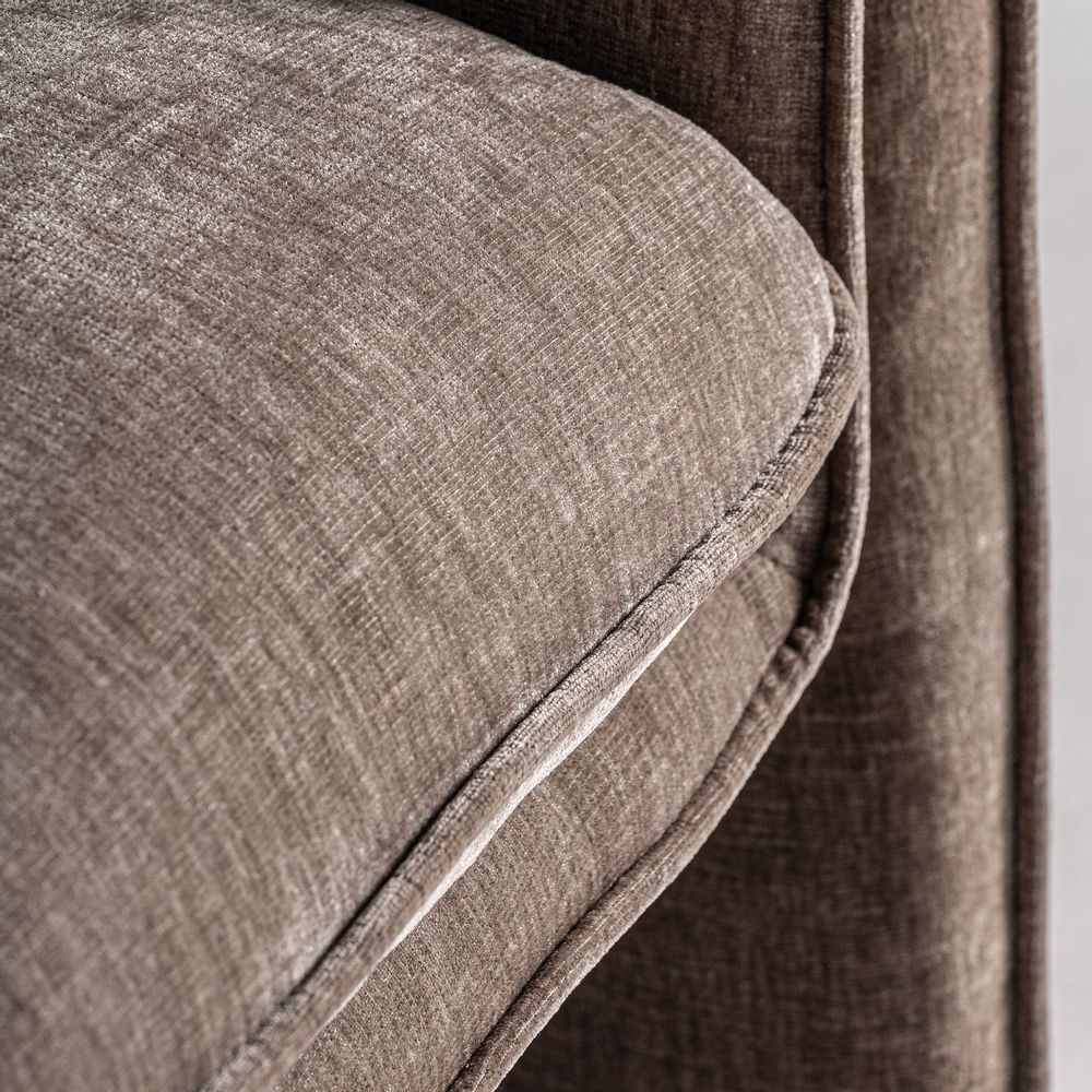 Fauteuils - Fauteuil en bois de pin taupe 81x76x80 cm - VICAL