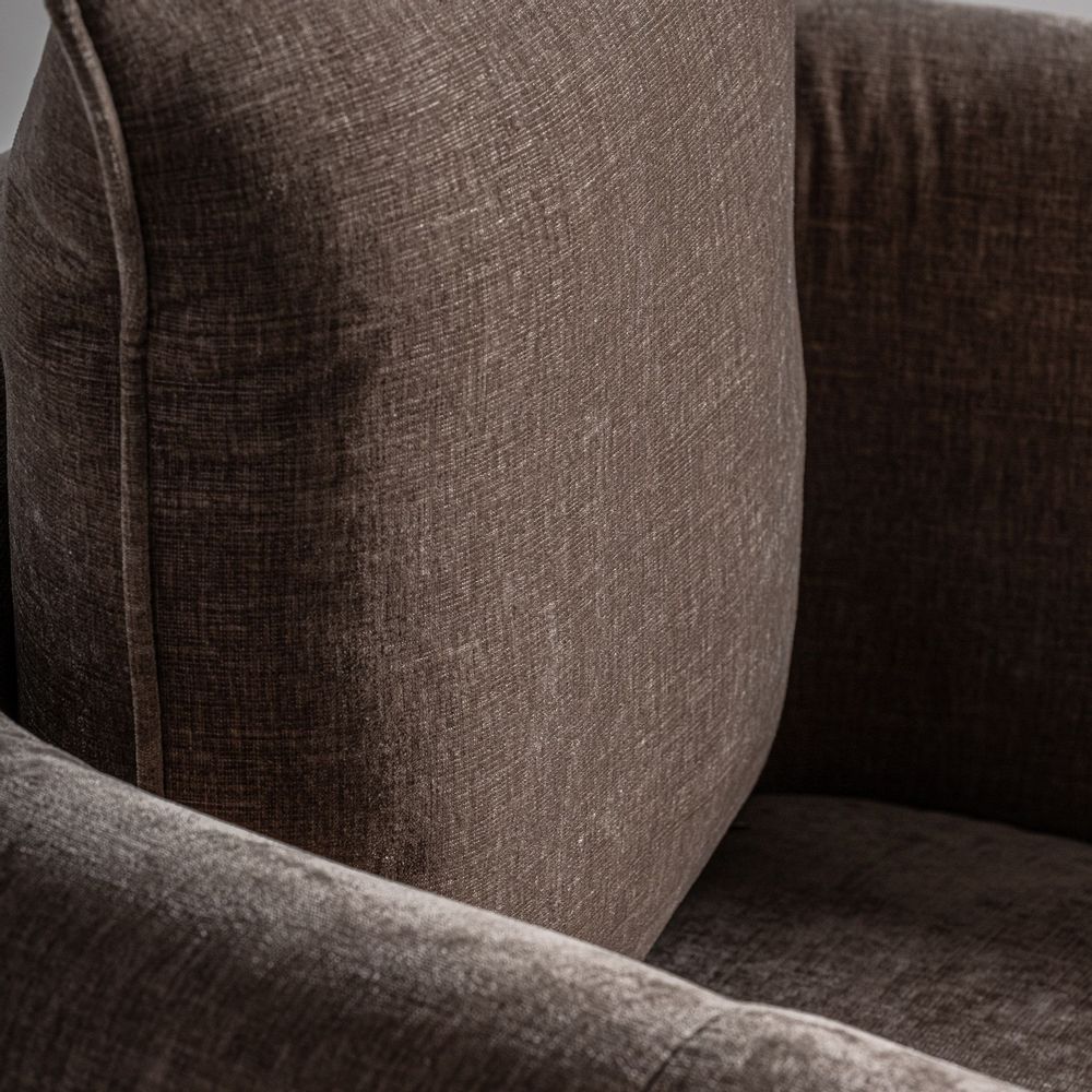 Fauteuils - Fauteuil en bois de pin taupe 81x76x80 cm - VICAL