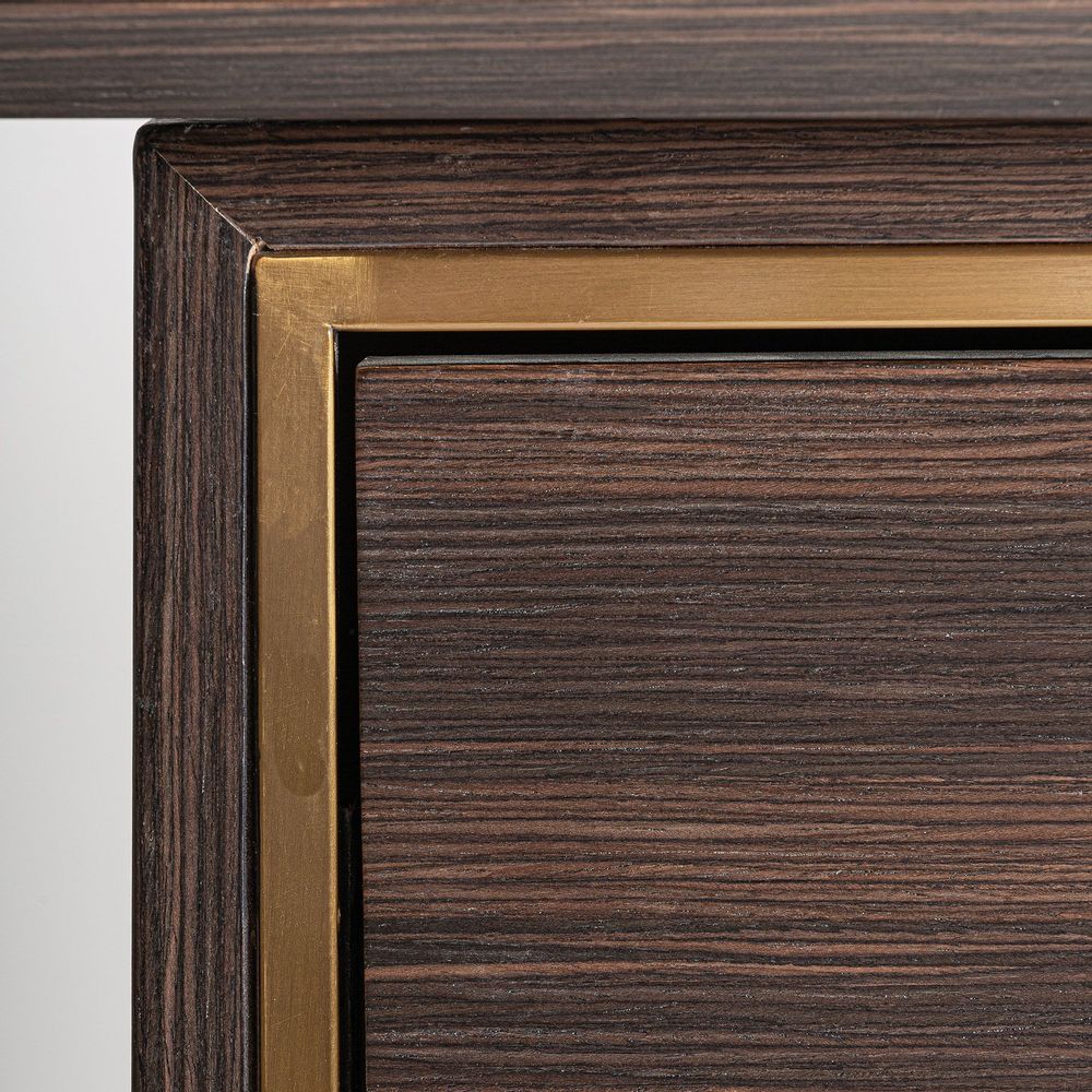 Desks - Brown pine wood desk 150x70x76 cm - VICAL
