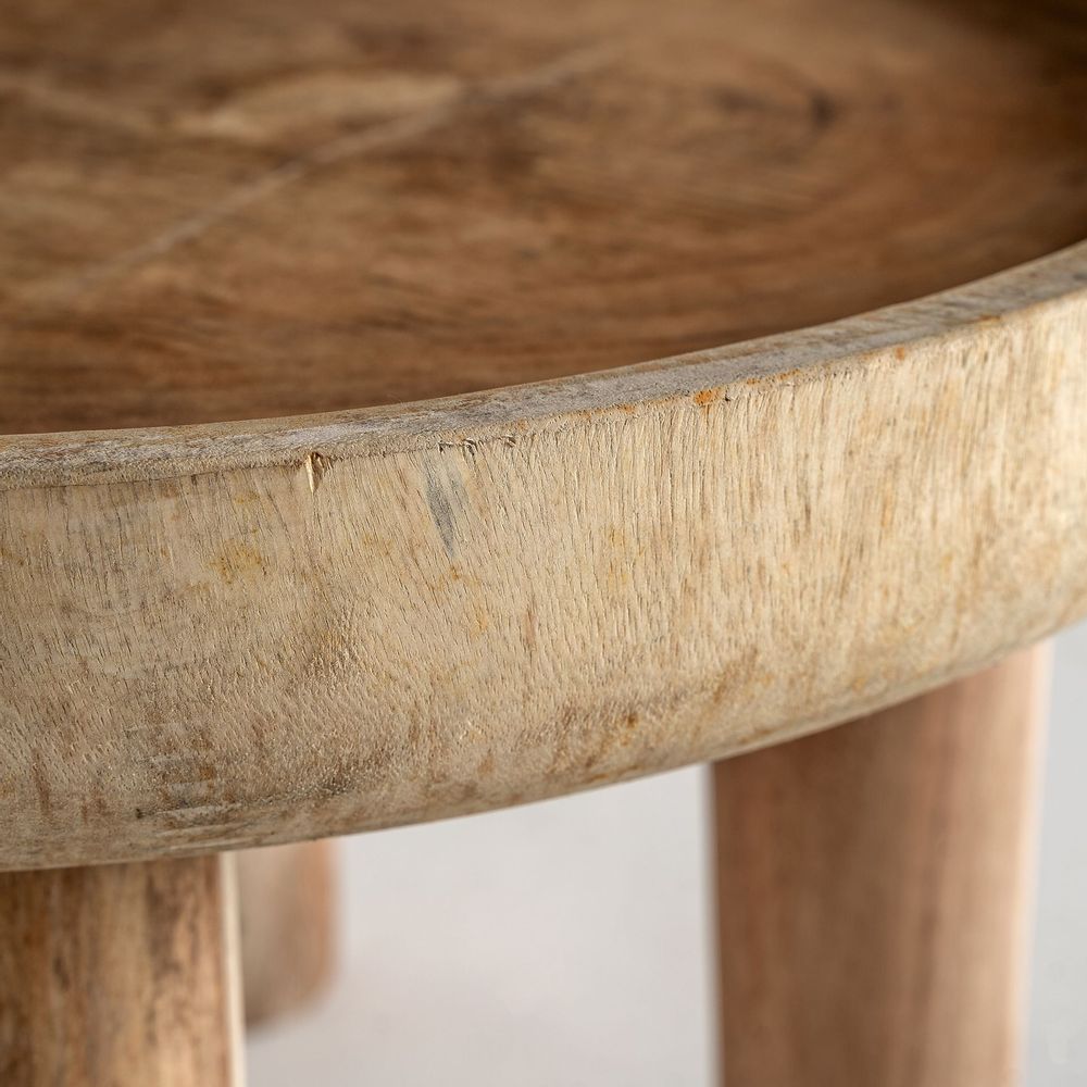 Tables basses - Table basse en bois de suar marron 59x59x35 cm - VICAL