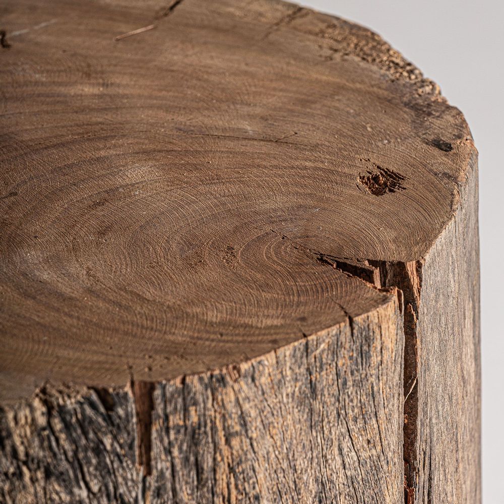 Other tables - Brown tropical wooden harness 38x38x56 cm - VICAL