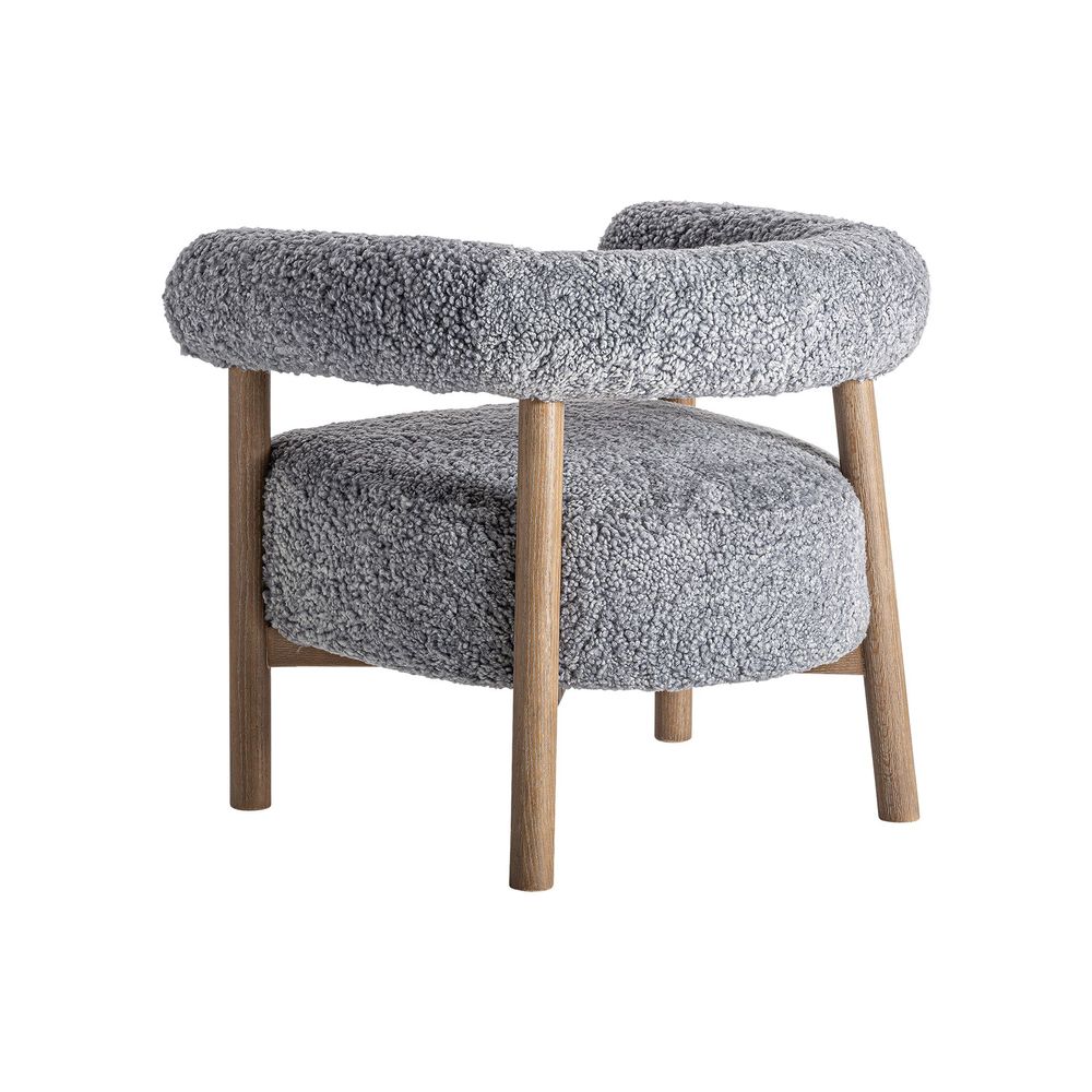 Fauteuils - Fauteuil en bois de frêne marron 78x67x70 cm - VICAL