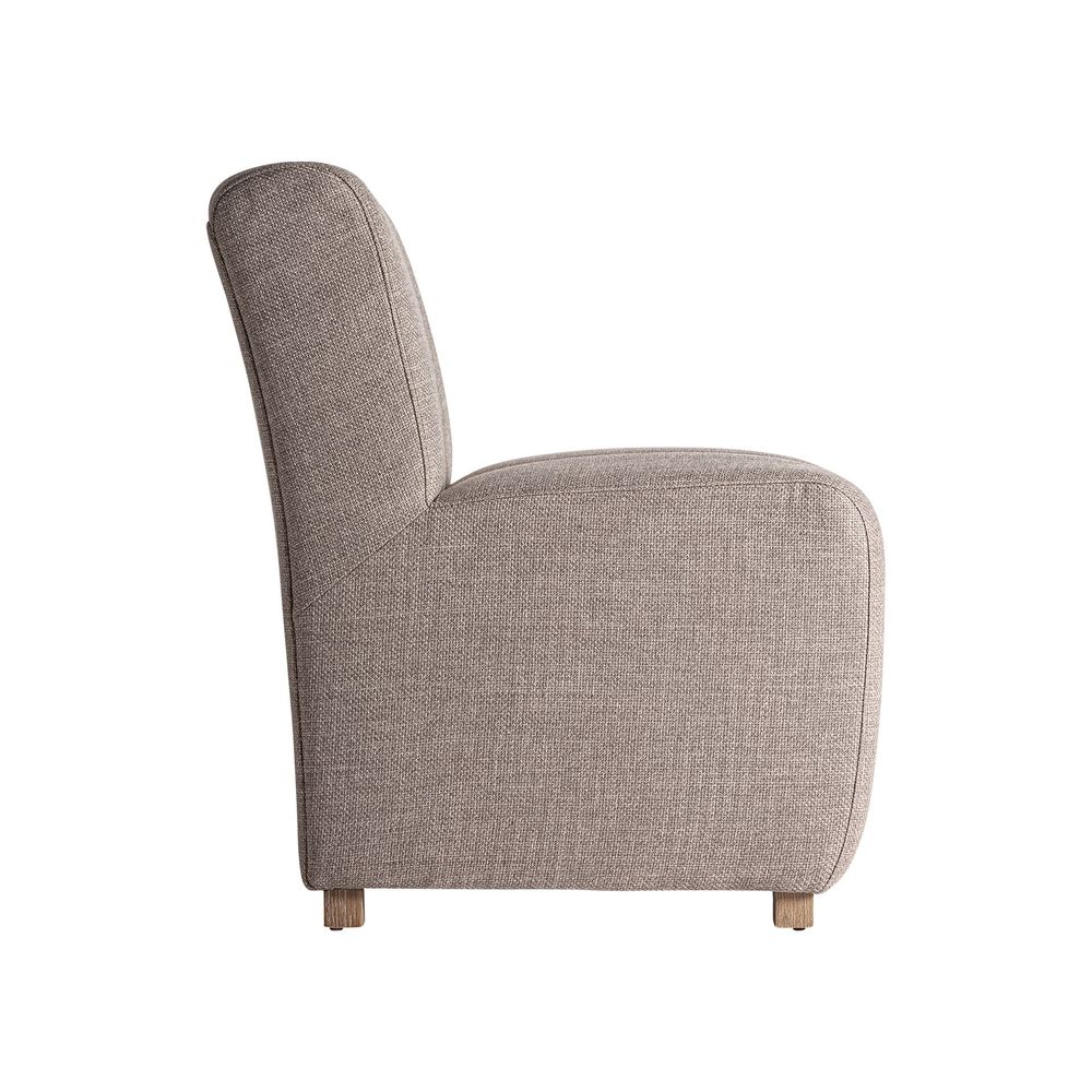 Armchairs - Central sofa module in brown birch wood 52x70x79 cm - VICAL