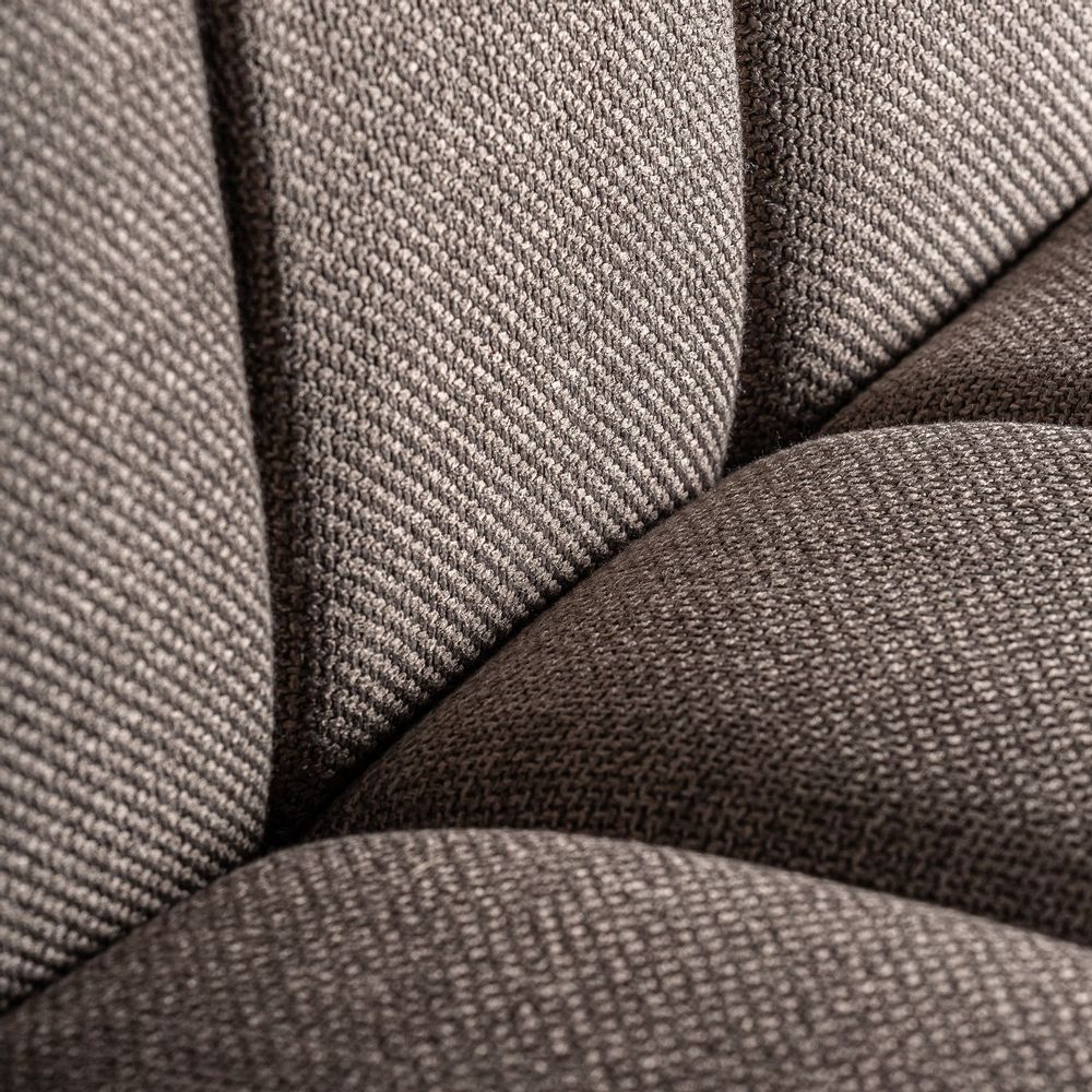Armchairs - Central sofa module in brown birch wood 52x70x79 cm - VICAL