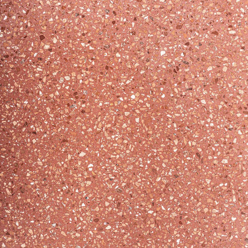 Autres tables - Table de bar en terrazzo rouge 50x50x66 cm - VICAL