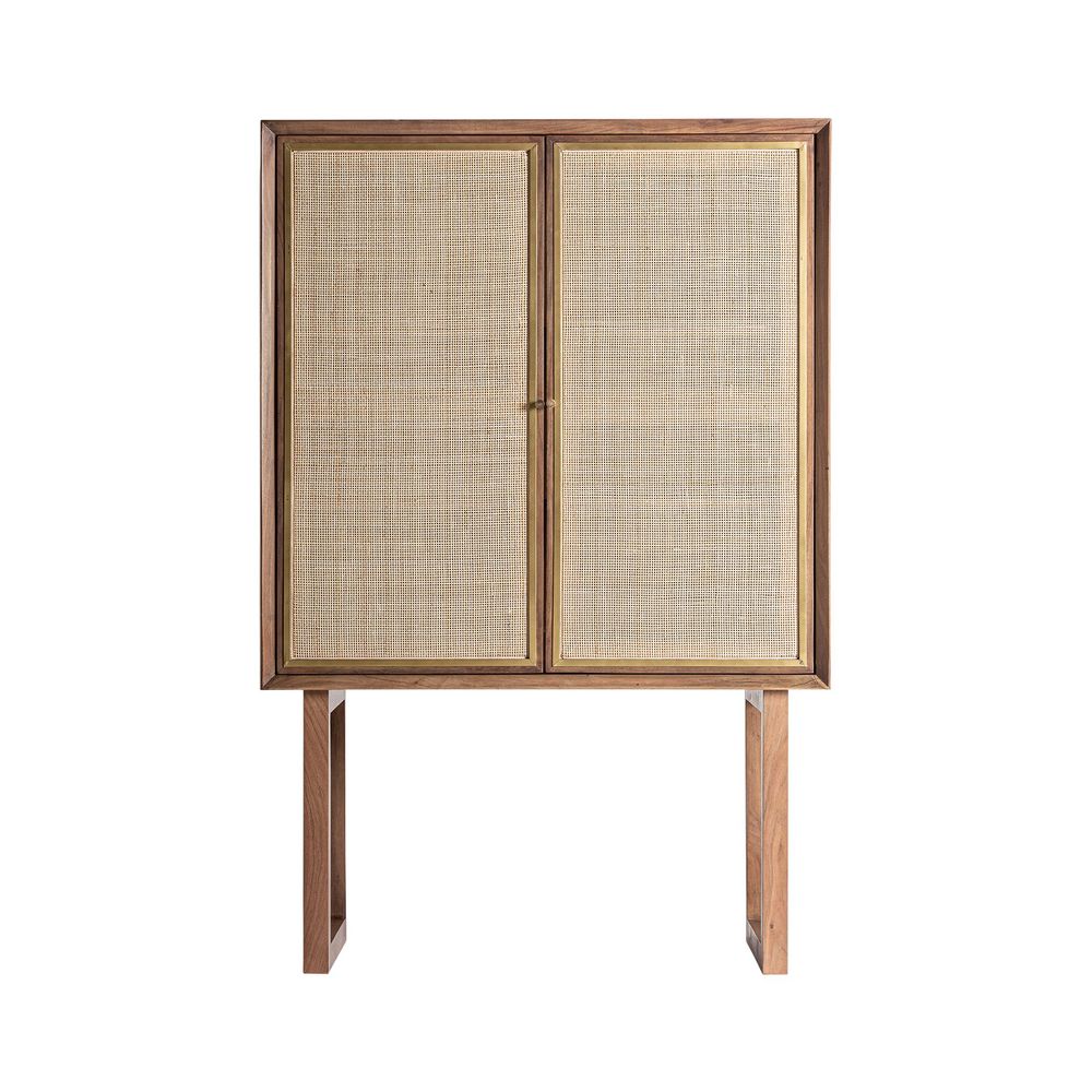 Armoires - Armoire en bois de mangue marron 100x45x150 cm - VICAL
