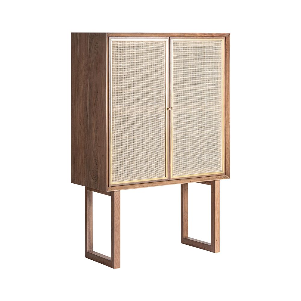 Armoires - Armoire en bois de mangue marron 100x45x150 cm - VICAL