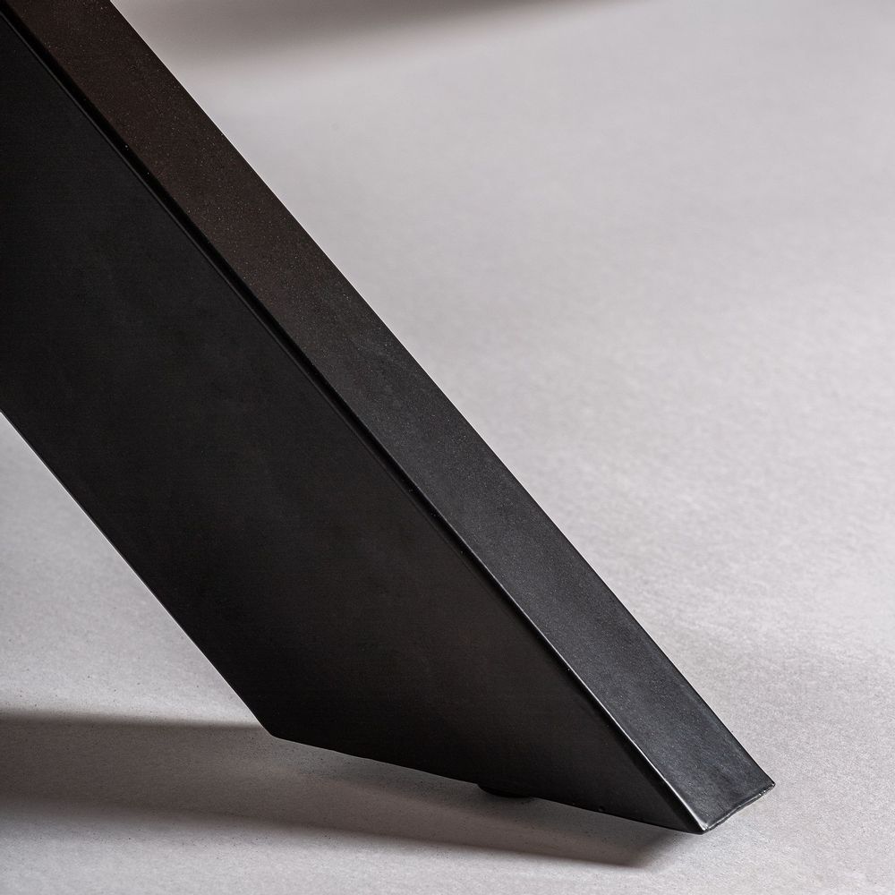 Dining Tables - Living room table in black acacia wood 320x110x77 cm - VICAL