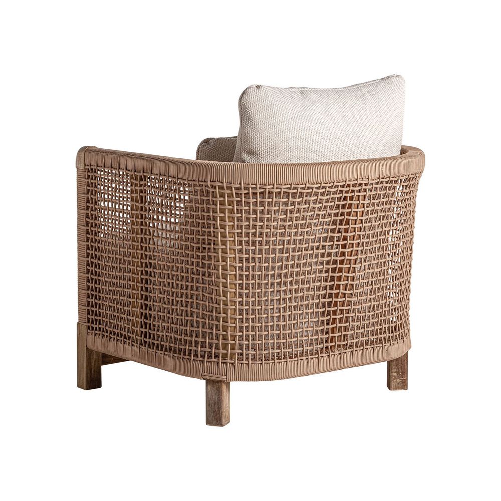 Armchairs - Brown railway wooden armchair 85x88x88 cm - VICAL