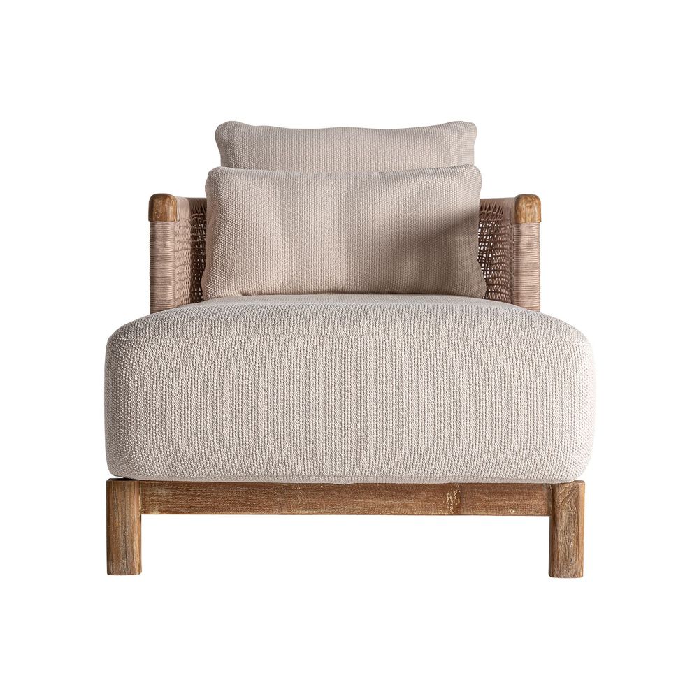 Sofas - Brown railway wooden deck chair 96x180x70 cm - VICAL