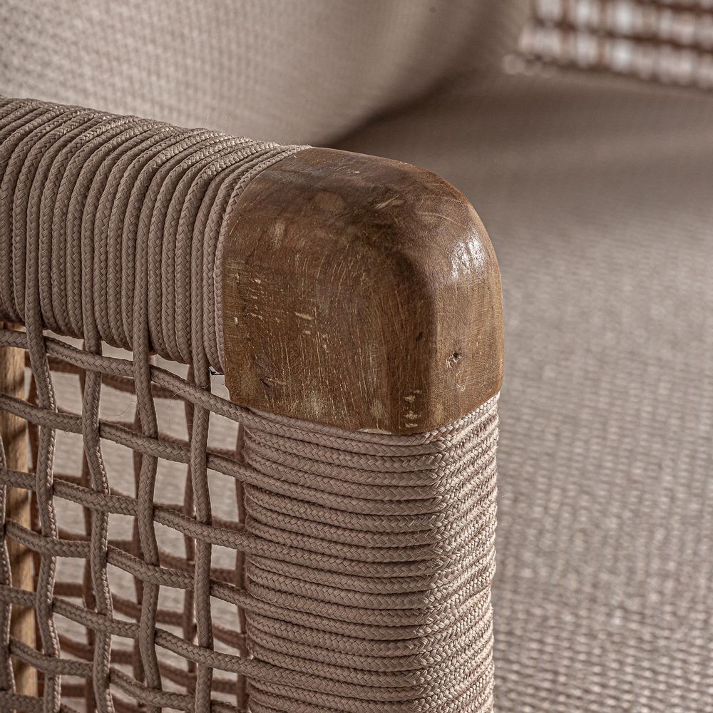 Sofas - Brown railway wooden deck chair 96x180x70 cm - VICAL
