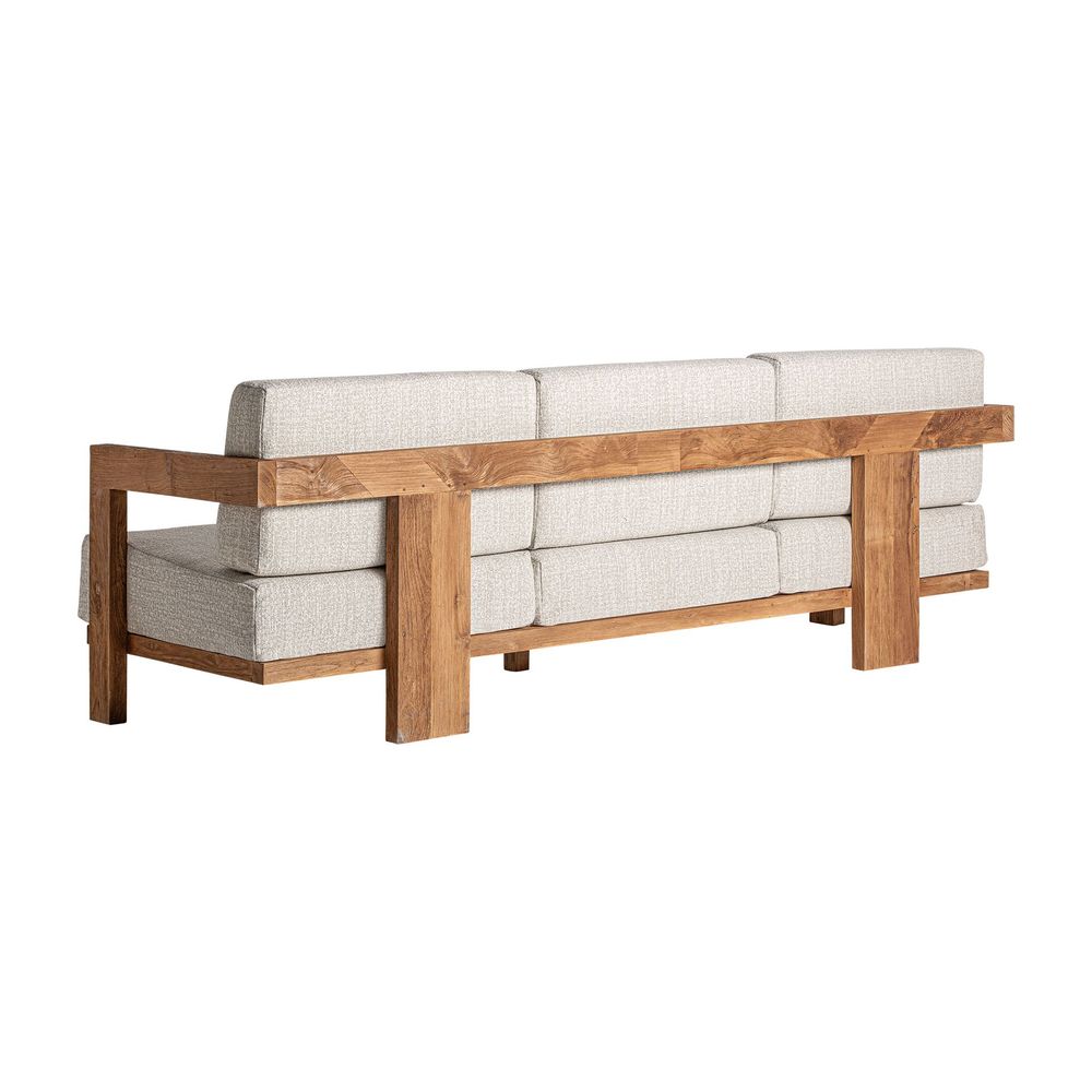 Canapés - Sofa en bois de chemin de fer marron 240x80x80 cm - VICAL